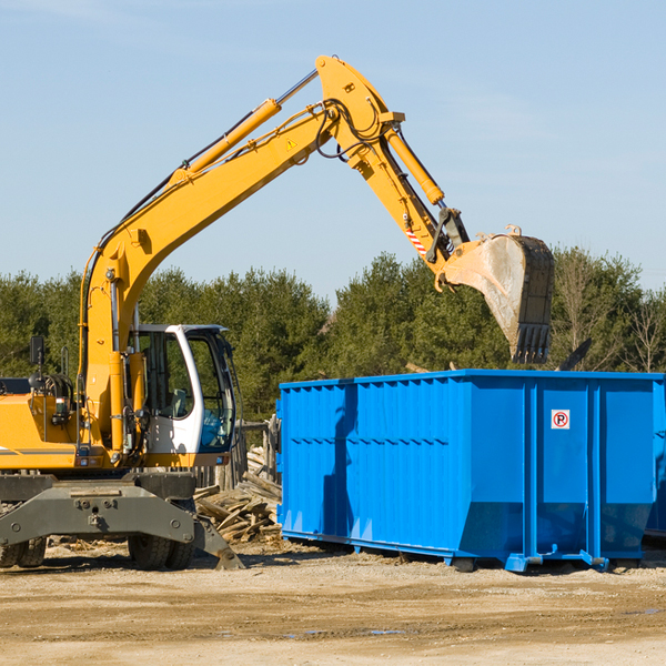 how does a residential dumpster rental service work in Fairview